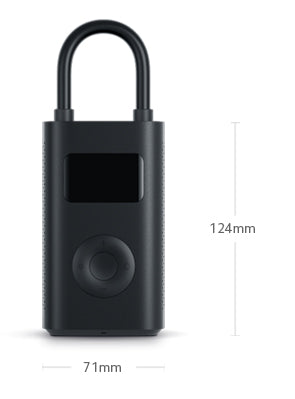 Xiaomi Portable Electric Air Compressor 1S USB-C 150 psi Black BHR5277GL