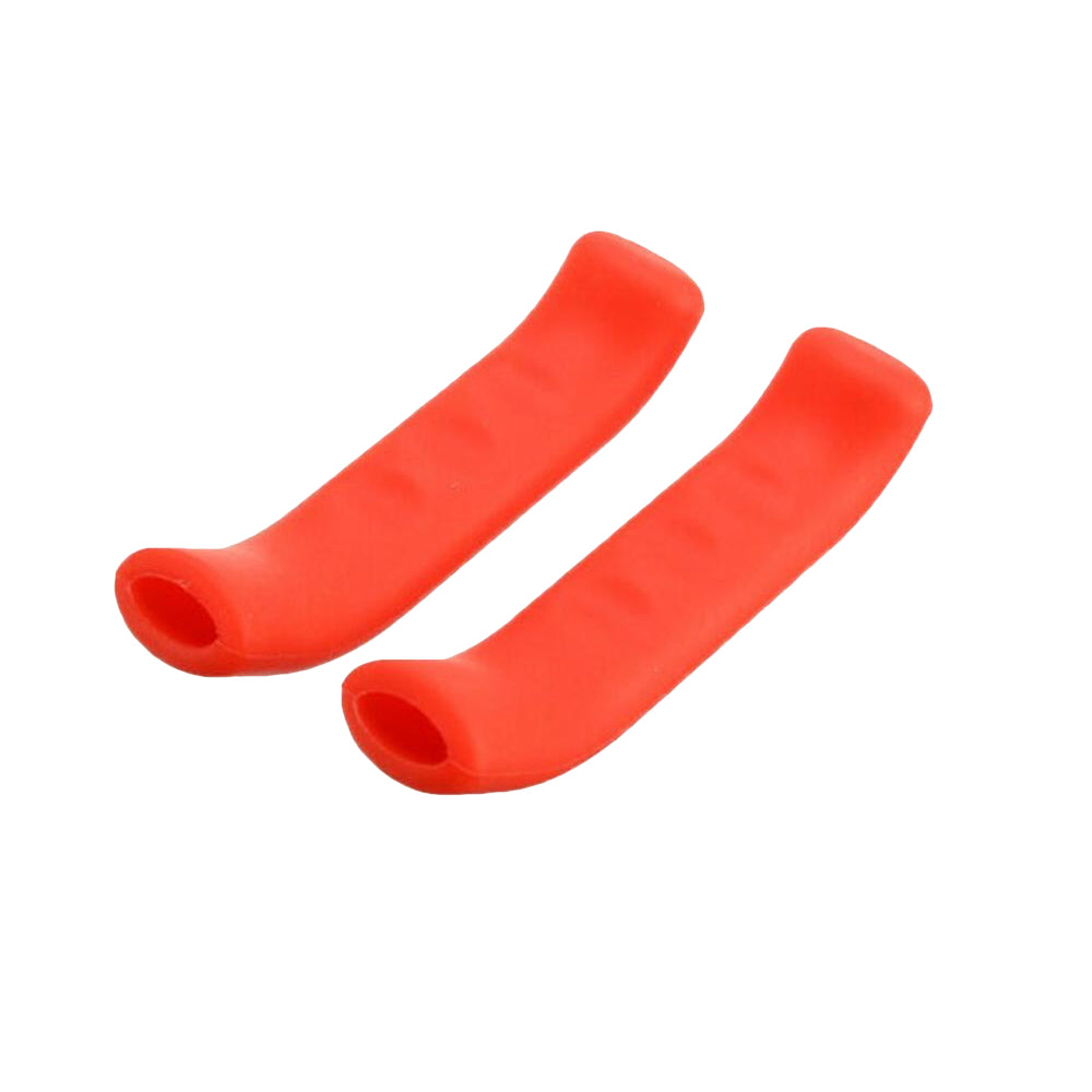2 Προστατευτικά καλύμματα μανέτας φρένου και πλαϊνού stand για ηλεκτρικά scooter Xiaomi κόκκινο χρώμα